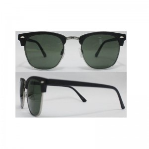 Sluneční brýle pro muže, kombinovaný rám, objektiv UV 400, objednávky OEM jsou vítány